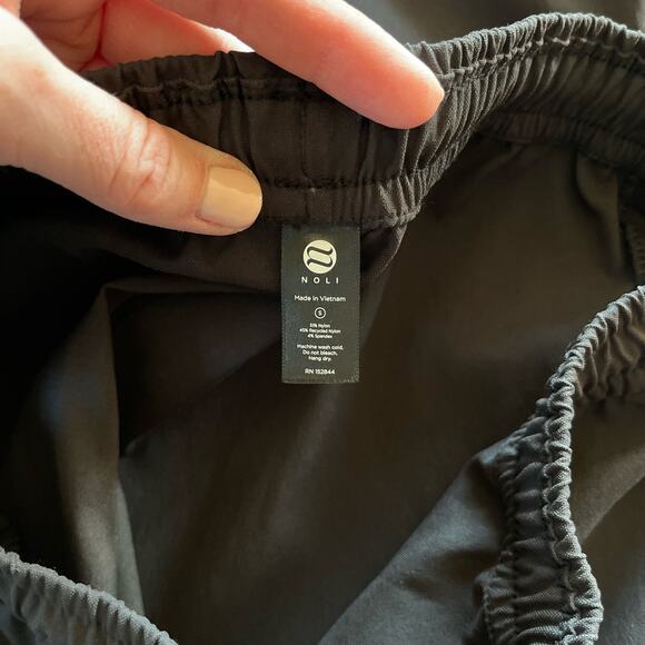 Noli Destination Pants Black Size Small Cargo Pocket Wide Leg Casual Comfortable - Picture 16 of 16